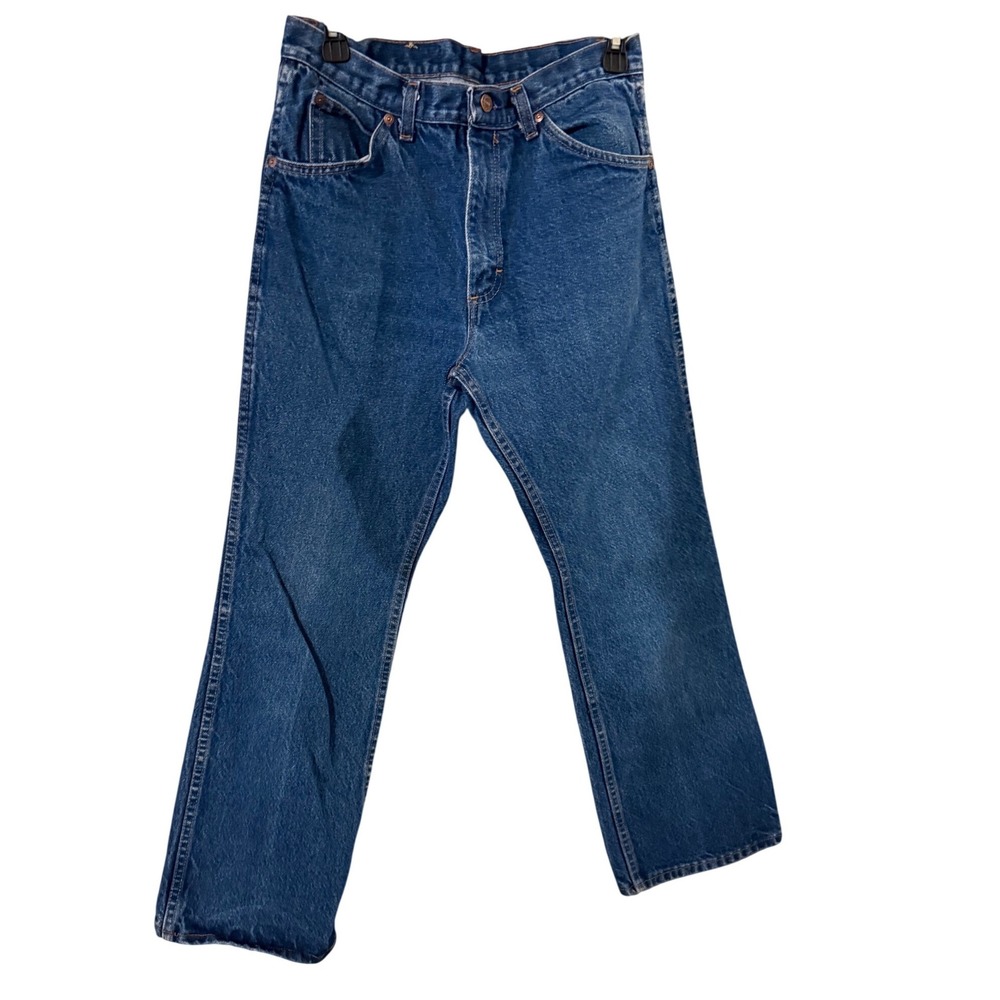 Vintage Roebucks Mens Straight Leg Jeans Made in USA 31x28 READ Medium‎ Wash